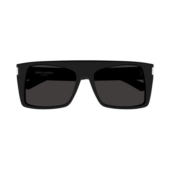 NEW SL651 VITTI 001 SAINT LAURENT SUNGLASSES WOMEN BLACK SQUARE EYEWEAR - Picture 3 of 4